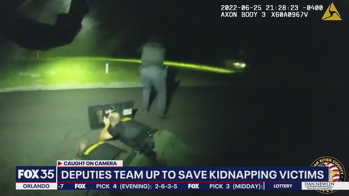 Florida deputies team up to save kidnapping victims